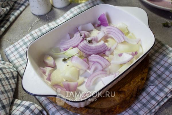 Запеченные овощи с сыром фета (в духовке)
