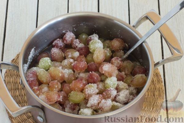 Желе из винограда на агар-агаре (на зиму)