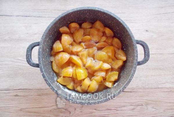 Джем из желтой сливы с агар-агаром