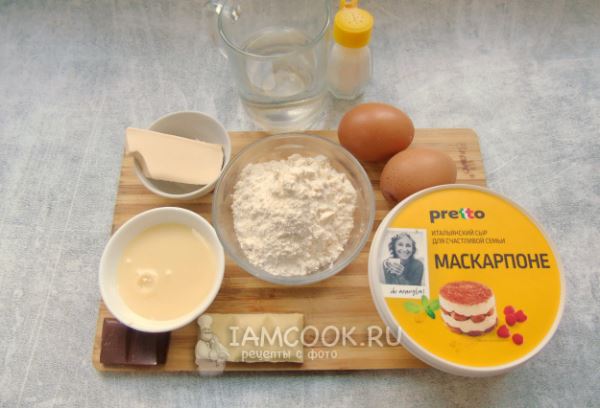 Профитроли с маскарпоне