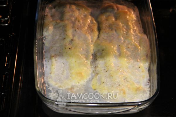 Филе пангасиуса в духовке с сыром