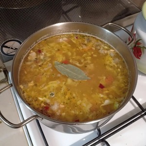 Летние щи из молодой капусты