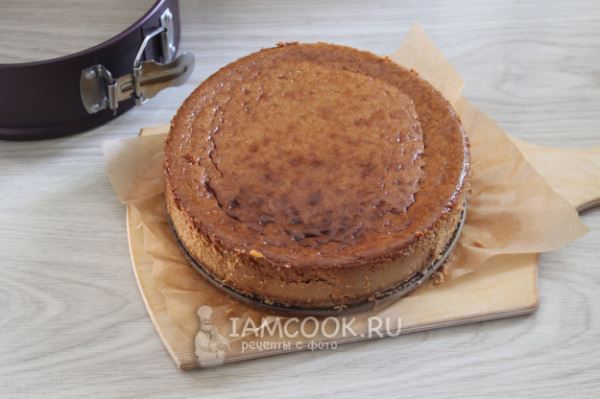 Чизкейк с варёной сгущенкой
