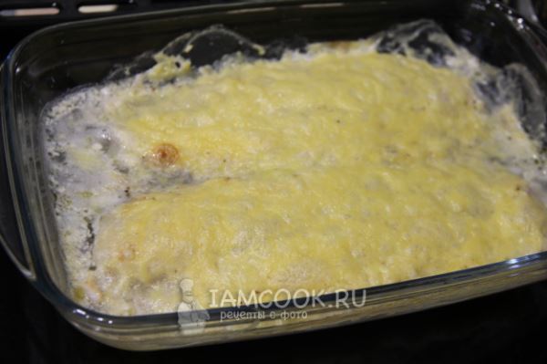 Филе пангасиуса в духовке с сыром