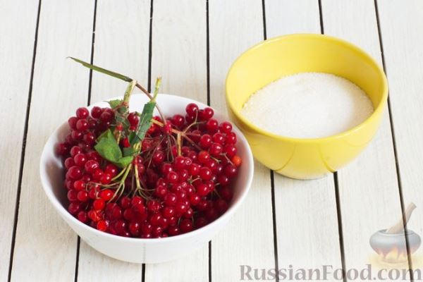 Протёртая калина с сахаром на зиму (без варки)