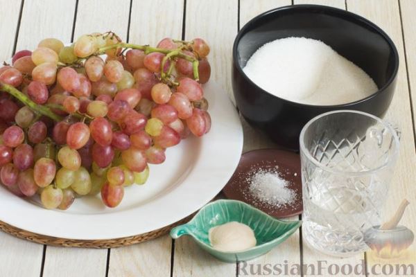 Желе из винограда на агар-агаре (на зиму)