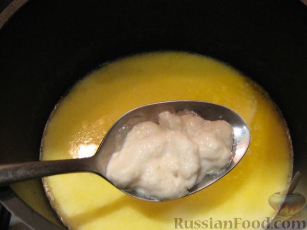 Картофельное пюре с хреном и молоком