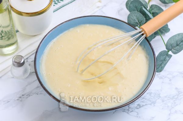 Пирог с малиной на сковороде