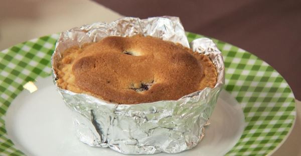 Ягодные лукошки с миндальным кремом