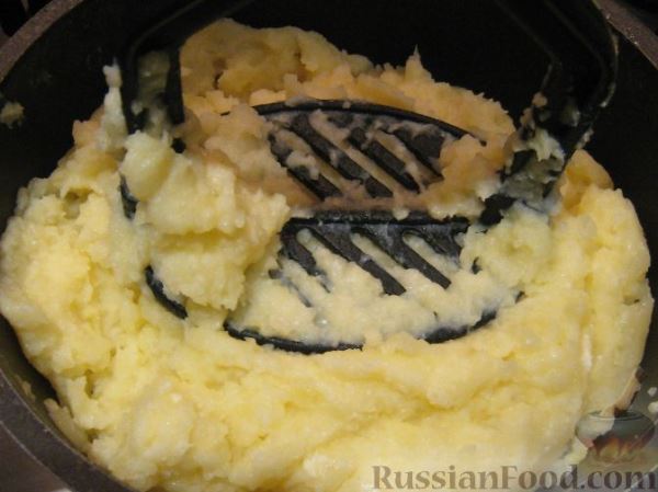 Картофельное пюре с хреном и молоком
