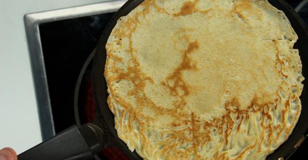 Блинчики с рикоттой и ягодами