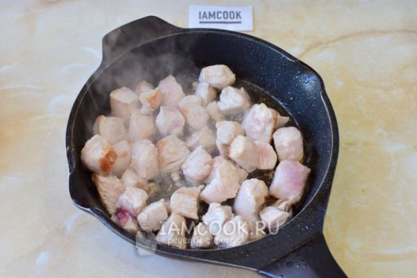 Плов с индейкой и бурым рисом