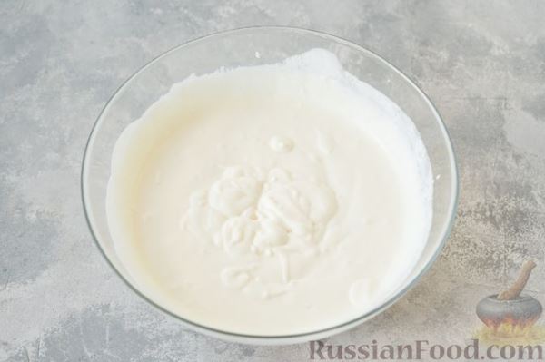 Желейный творожно-сметанный торт с виноградом