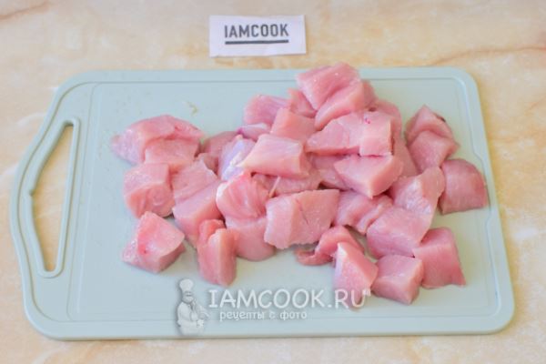 Плов с индейкой и бурым рисом