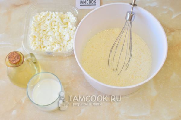 Творожные маффины с вишней