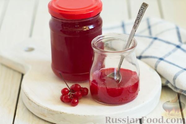 Протёртая калина с сахаром на зиму (без варки)