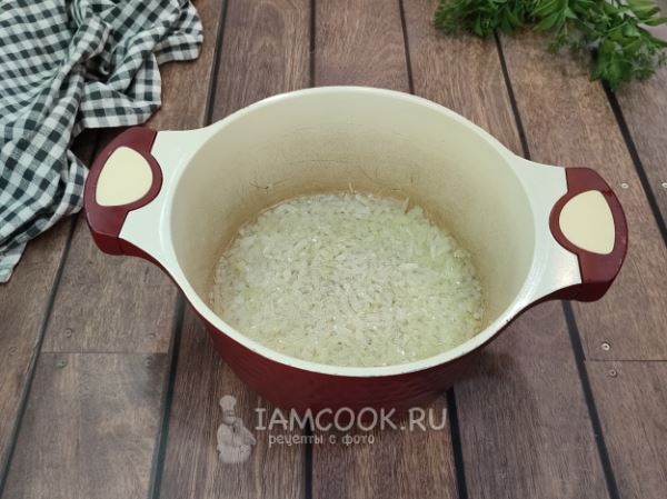 Ячневая каша с овощами