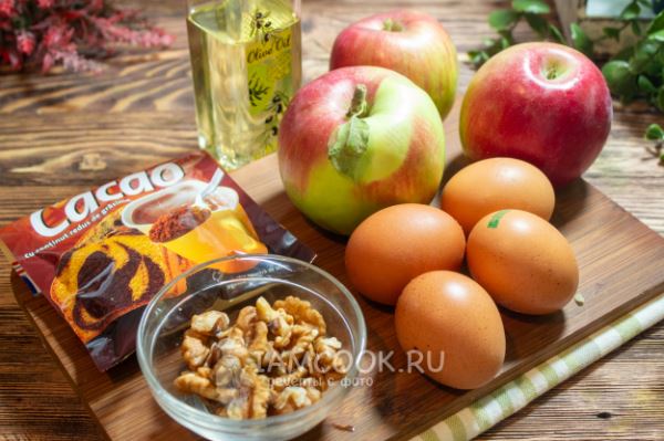 ПП брауни с яблоком