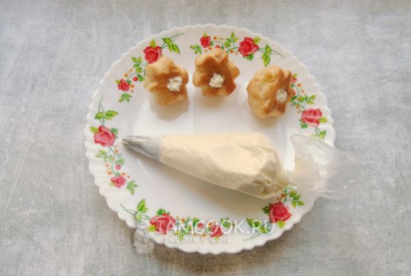 Профитроли с маскарпоне