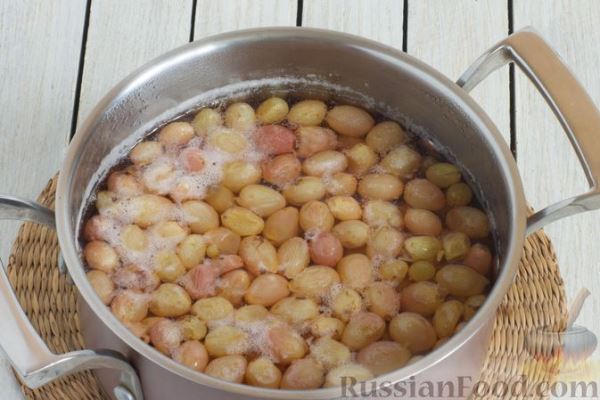 Желе из винограда на агар-агаре (на зиму)