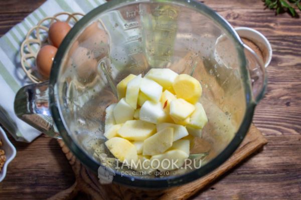 ПП брауни с яблоком