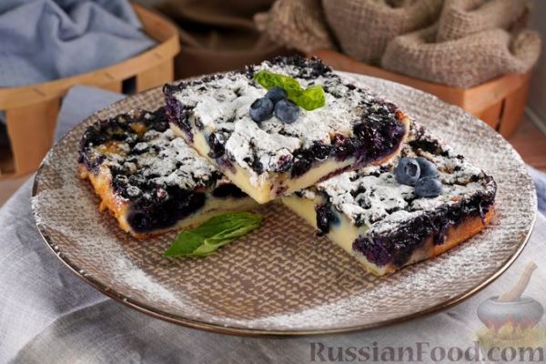 Клафути с голубикой